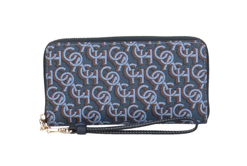 Round Zipper Long Wallet CF521 IMNAV [Coach] [Used] синий