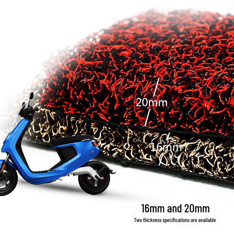 Waterproof, Wear-Resistant Silk Ring Foot Mat for Niu M1 Electric Vehicle