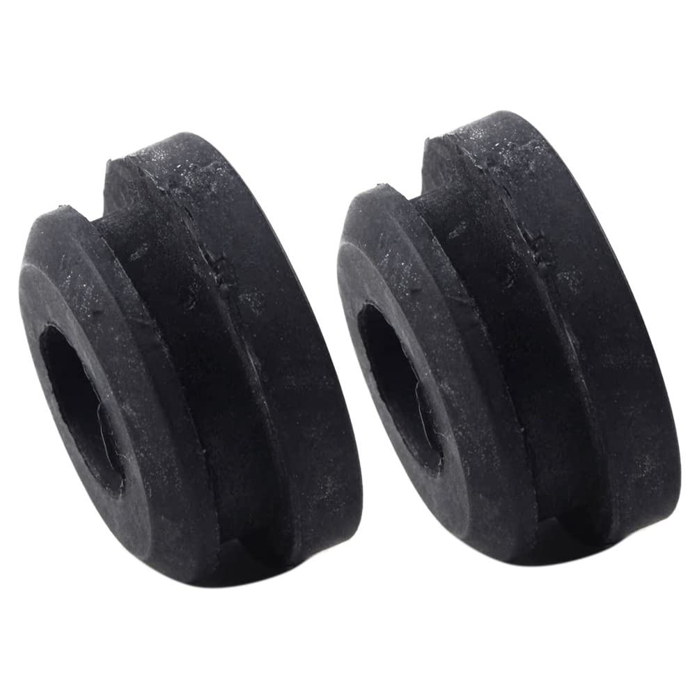 Bunggou 2 Piece Radiator Assembly Upper Insulator Mount Bushing Rubber Black for Accord 74173-SJ4-000
