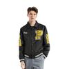 Palace Satin Varsity Jacket Black Men Outerwear P23JK023