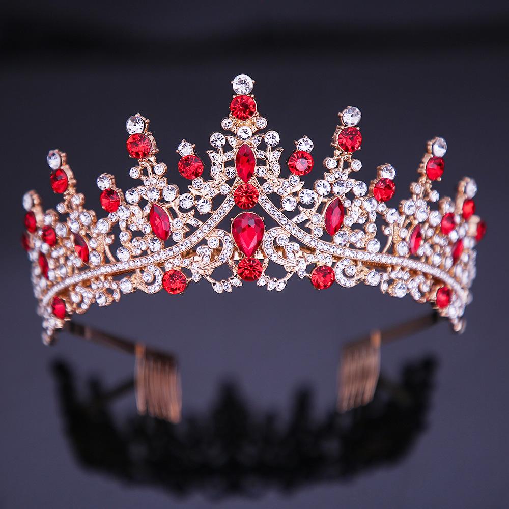 Crystal Crown for Weddings, Birthdays, Coming-of-Age Ceremonies, and Evening Events