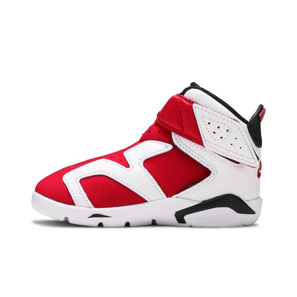 Air Jordan 6 Retro Little Flex Toddler 'Carmine' (Unisex) White / Carmine / Black Toddler Shoes CT4417 106