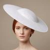 Wide Brim Vintage Fascinator Hat Big Bride Headdress Exquisite Masquerade Top Hat  Party