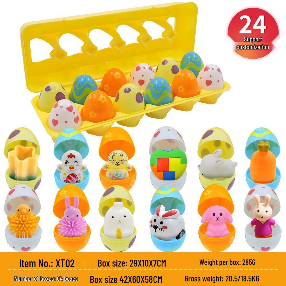 Children's DIY Bunny Car Easter Egg Set - Easter Toy & Gashapon Gifts 2026