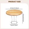 Pizza Pan Riser Stand Cake Round Tabletop Display Rack Food Serving Platter for Fruit