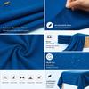 Outdoor Towel Use Microfiber Fabric Double Side Brushed High Absorbency Quick Dry Textile For Beach Towel Production