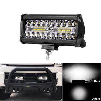 1PCS 7 Inch 400W LED Work Light Bar Flood Spot Beam Offroad 4WD SUV Driving Fog Lamp