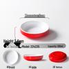 A5 Melamine Imitation Porcelain Small Steamed Vegetable Bowl, Round Plastic Tableware.