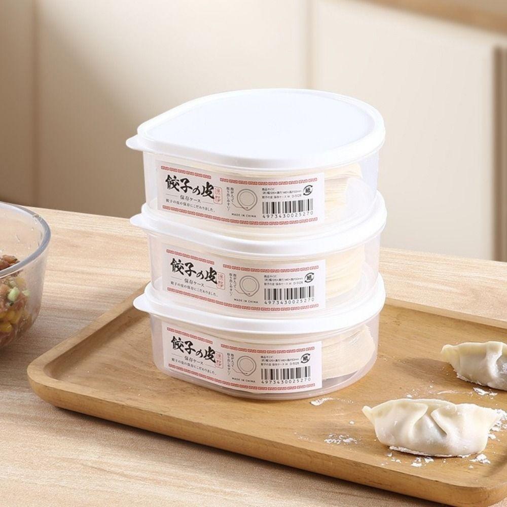 Sealed Dumpling Skin Storage Box Fresh-keeping Freezing Organizer  Home Use