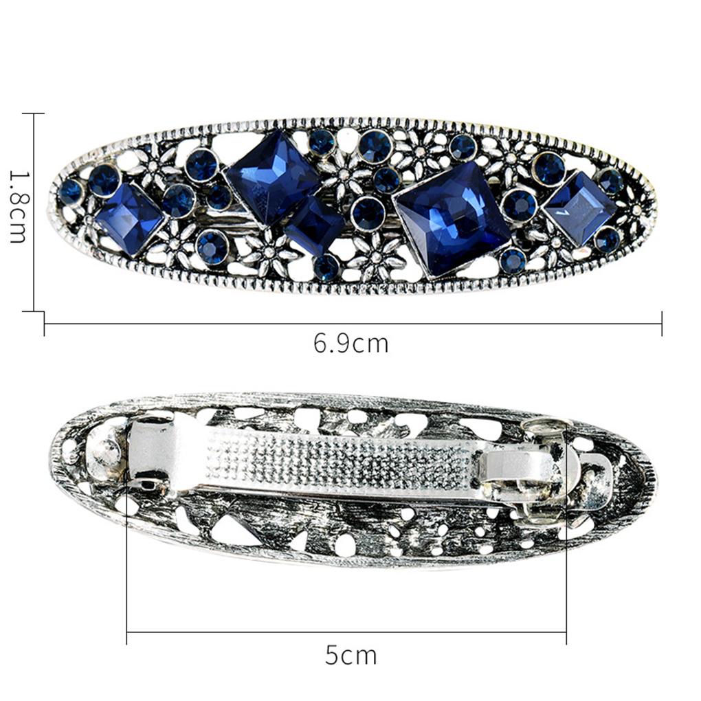 Girls Bowknot Headwears Bridal Wedding Hair Clip Women Spring Hairpin Rhinestone Barrette