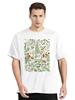 Vintage Inspired Flower Botanical Chart T-Shirt Unisex Tops Oversized Tees Fitness Cotton T Shi
