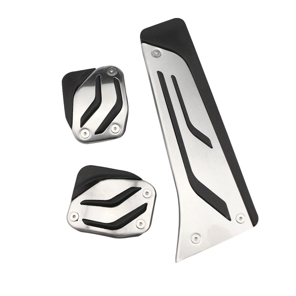 Rostfritt stål Gaspedalen för BMW X3 X4 X5 X6 5/3/7-serien F30 F32 F34 F10 F11 F07 E38 F01 E84 F25 AT MT bil