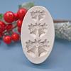Stampo in Silicone Campana di Natale a 3 Fori Stampo per Fondente Strumenti per Decorare Torte Stampi per Cioccolato Pasta di Gomma Sugarcraft Strumenti da Forno per Cucina