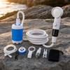 Pressure Adjustable Portable Electric Handheld Shower Lightweight USB