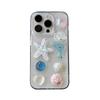Handyhülle aus Perlmutterschale für IPhone17 Seestern für Apple 16promax Delphin 14 Liebe Transparent 13 Frauen