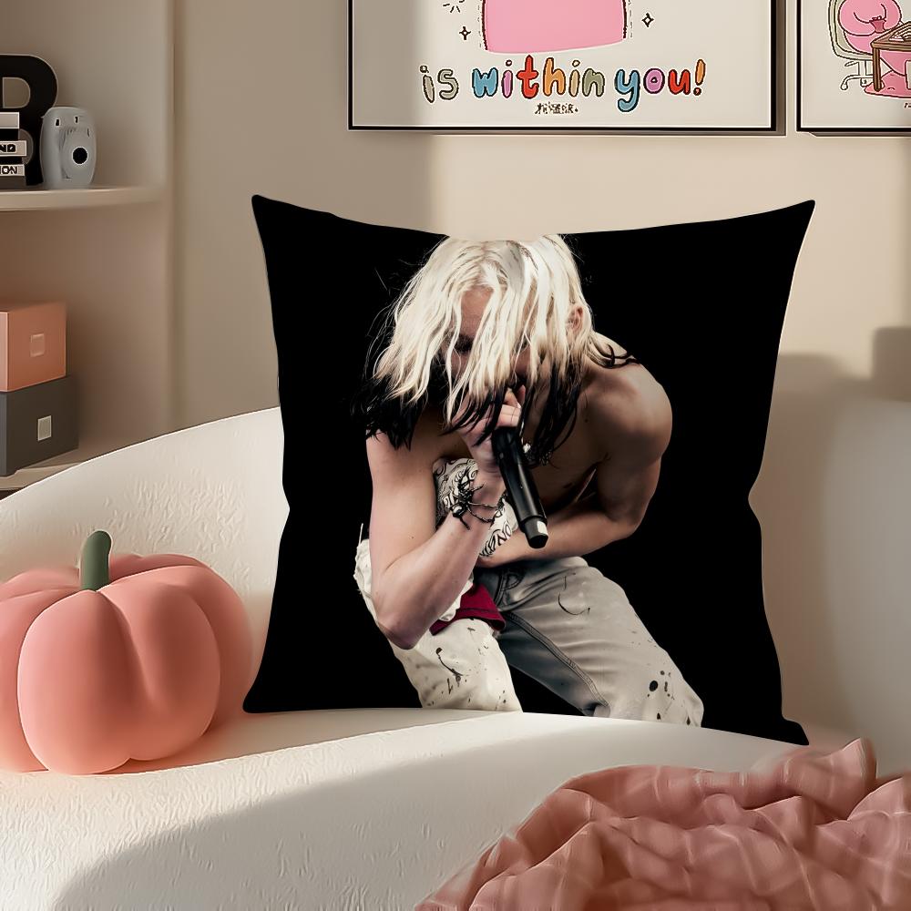 Creative Trendy Norwegian Art NNettspend Cushion Cover Pillowcase Short Plush Invisible zipper Room Sofa Cushion Cover