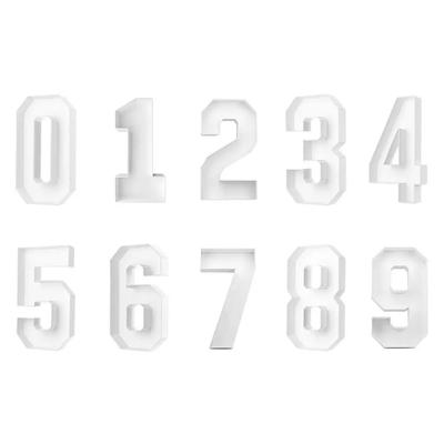 Numbers 0-9 3D Balloon Frame 91.5CM Three-dimensional Digital Balloon Number Box Large Size Balloon Combination 3D Standee