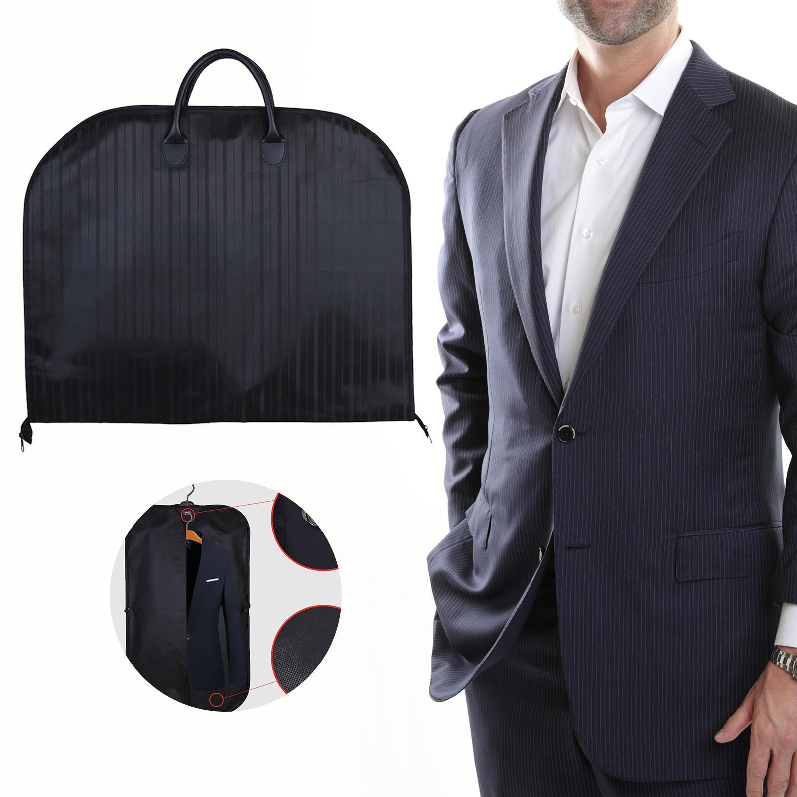Garment Bag Suit Dustproof Protector ,Foldable Hanging Bag, Cover ,Suit чёрный