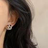 1 Pair Knot Earrings for Women, Hypoallergenic Small Stud Earrings, Woven Ball Knotted Statement Jewelry