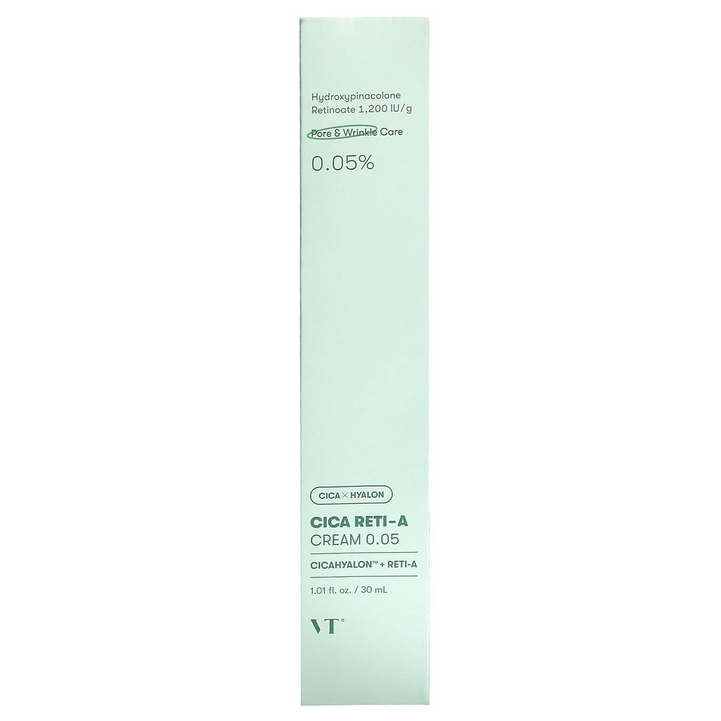 VT COSMETICS Cica Reti-A Creme 0,05, 1,01 fl oz (30 ml)