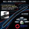 Sparco Aero Windshield Wiper Blades Set of 2 (600mm / 530mm) for Ferrari F430 Spider Cabriolet 2005-2009 U-Hook Type