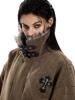 Women's and Men's Thickened Snow Eagle Jacket with Fur Collar and Fleece Lining - Winter Casual Wear.