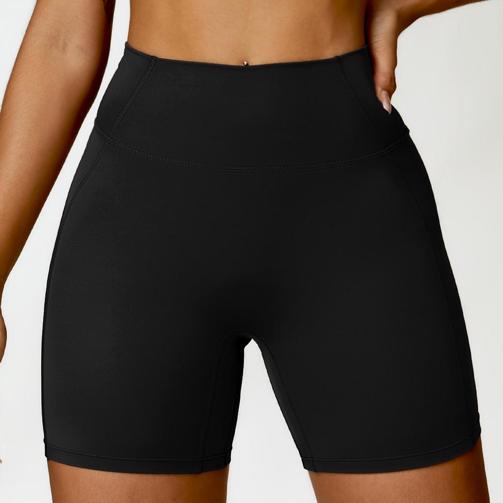New Style Hip Lifting Yoga Shorts, High Waisted Fitness Pants For Women, Cloud Like Breathable Tight Sports Shorts For Women