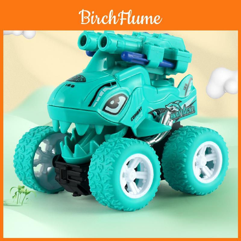 Childrens Dinosaur Inertia Double Launch Toy Car For Sensory And Motor Skills Development