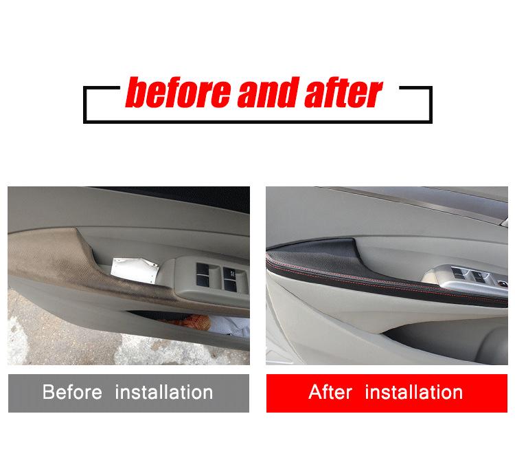 Honda City Leather Armrest & Door Panel Interior Upgrade Kit