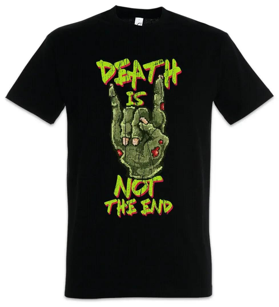 

Death Is Not The End Retro Fun Zombie Geek Nerd T-Shirt 100% Cotton O-Neck Summer Short Sleeve Casual Mens T-shirt Size S-3XL... S разноцветный
