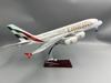 1:160 Scale 46cm Airplane Model 380 New UAE A380 Plane Diecast Resin Flip Version With Light And Wheel Aircraft Decoration Gift