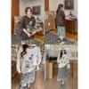 Maxi Chubby plus Size Print round Neck Long Sleeves Sweatshirt Women's Autumn Plus Size Ladies Loose Slim Looking Casual Hooded Top