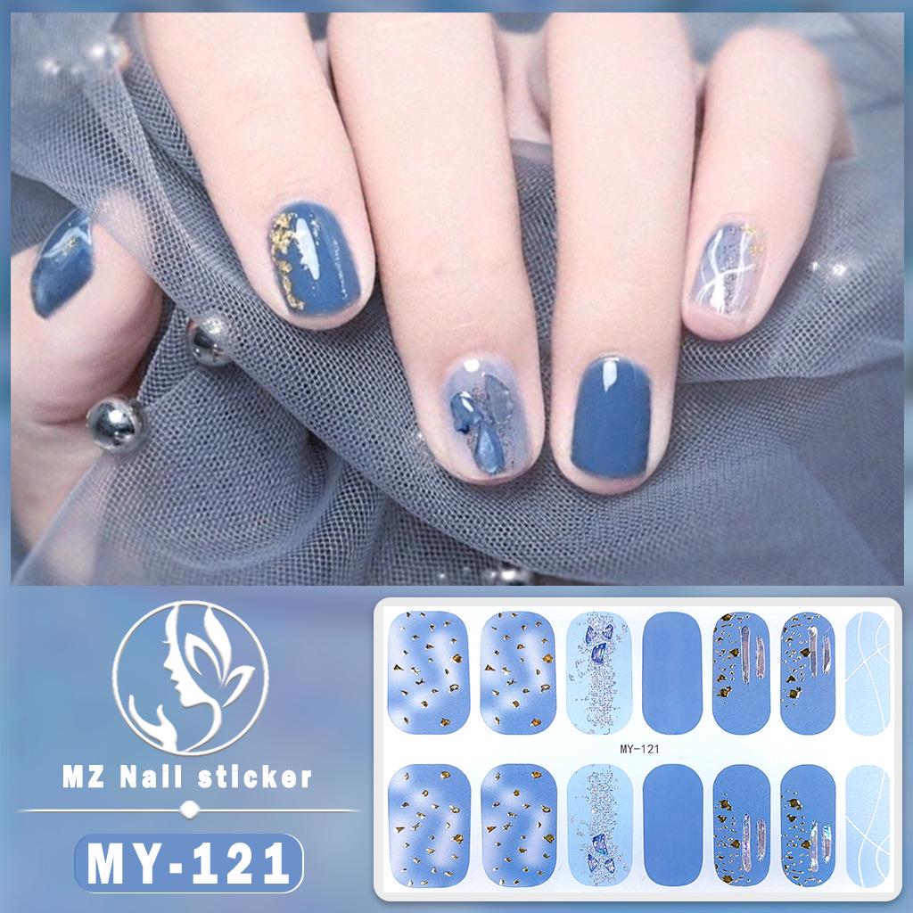 3D Waterproof Gel Nail Polish Film – Diamond & Laser Nail Art Stickers