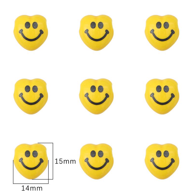 Retro Smiley Keramikperlen Koreanischer Stil Handykette Armband Halskette DIY Schmuckzubehör
