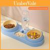 Pet Cat Food And Water Bowl Set With Antispill Design For Home Use