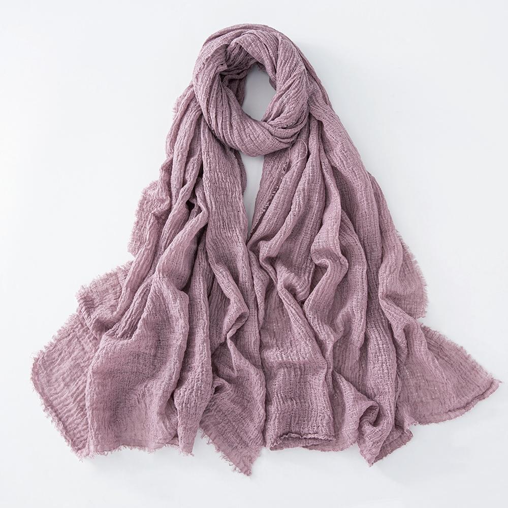 47 Colors Winter Hijab Fluffy Cotton Polyester Scarf Soft Pashmina Warm Neck Wrap Women Plain Fashion Cosy Shawl Shemagh