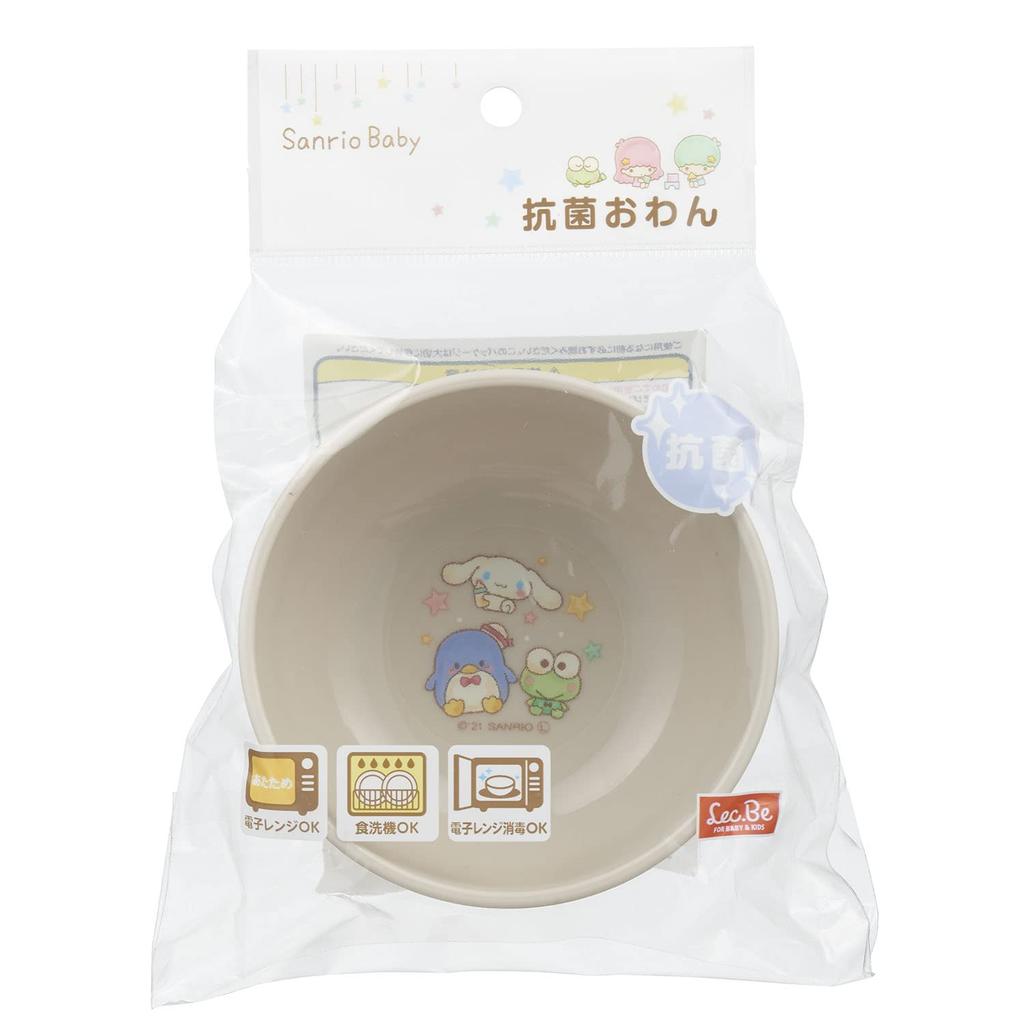 LEC Sanrio Baby Antibacterial and Boilable Bowl, 250ml, Microwave, Dishwasher,
