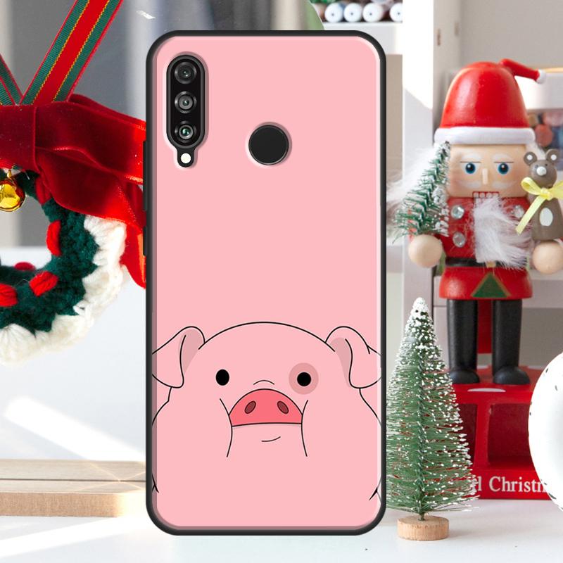 Cartoon Pig For Huawei Nova 5T 9 10 SE 7i 8i 11i 12i Y73 Y72 Y61 Y91 Y60 Y70 Y90 P20 P40 P30 Lite Case