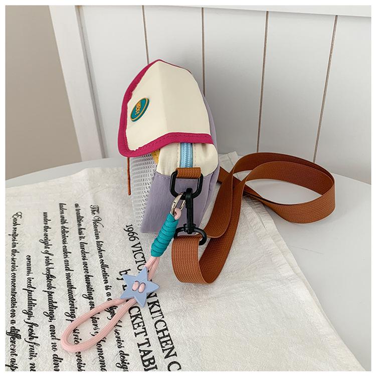 Kids' Korean Style Crossbody Sports Bag - Fashionable Dopamine Shoulder Bag for Boys and Girls