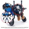 Paralyzed Dog Rehabilitation Mobility Scooter Adjustable Pet Disability Cart Mobility Assistance Wheelchair for Injured Elderly Dogs Hind Leg Support