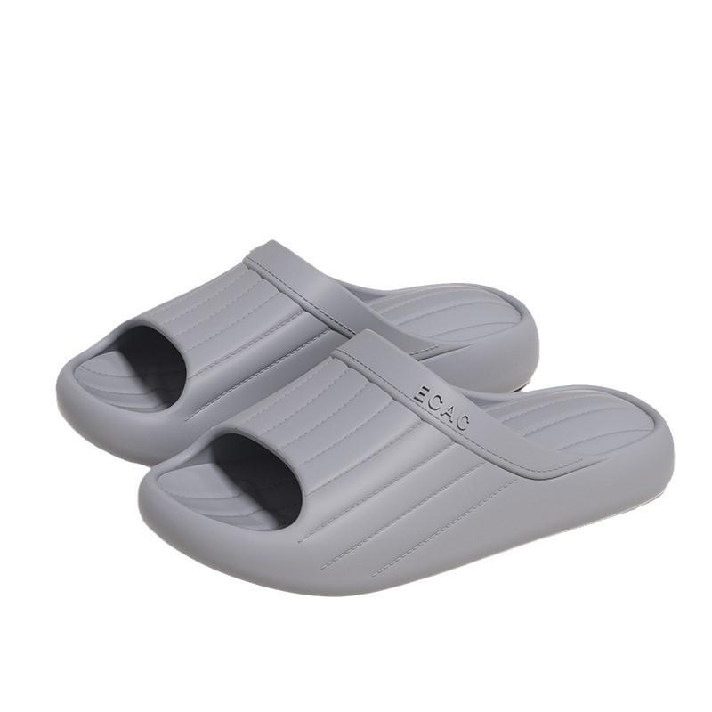 New slippers women's summer couple home soft bottom non-slip indoor and outdoor wear bathroom bath cool slippers men