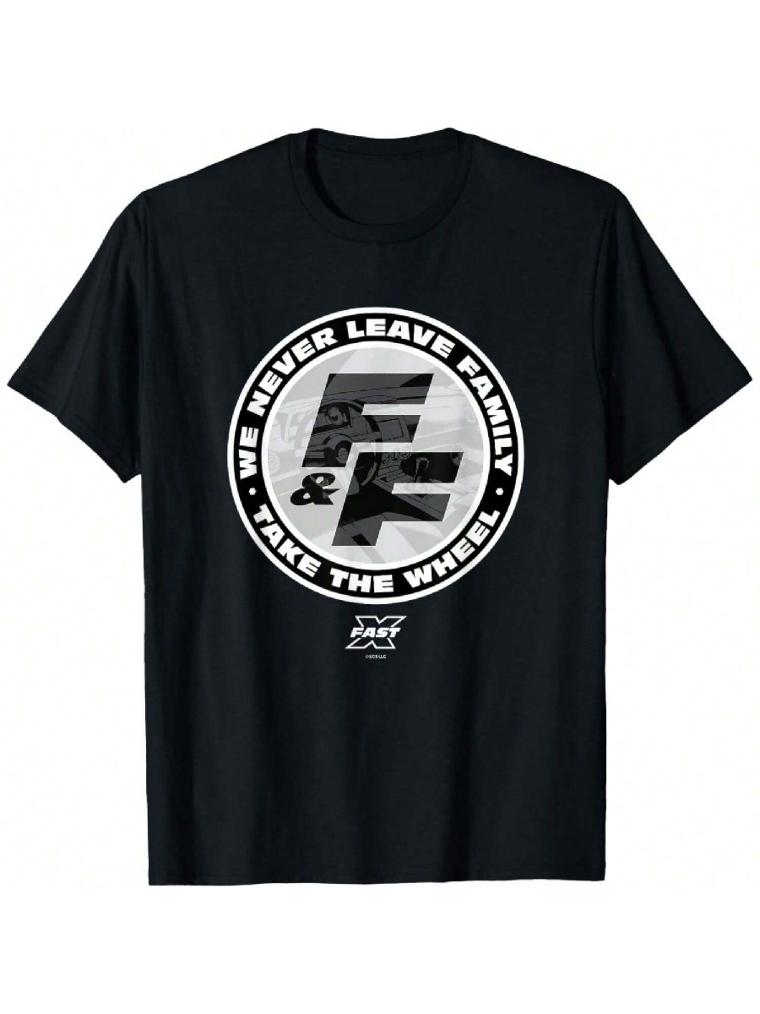 Fast X We Never Leave Family Take The Wheel Poster T-Shirt S разноцветный