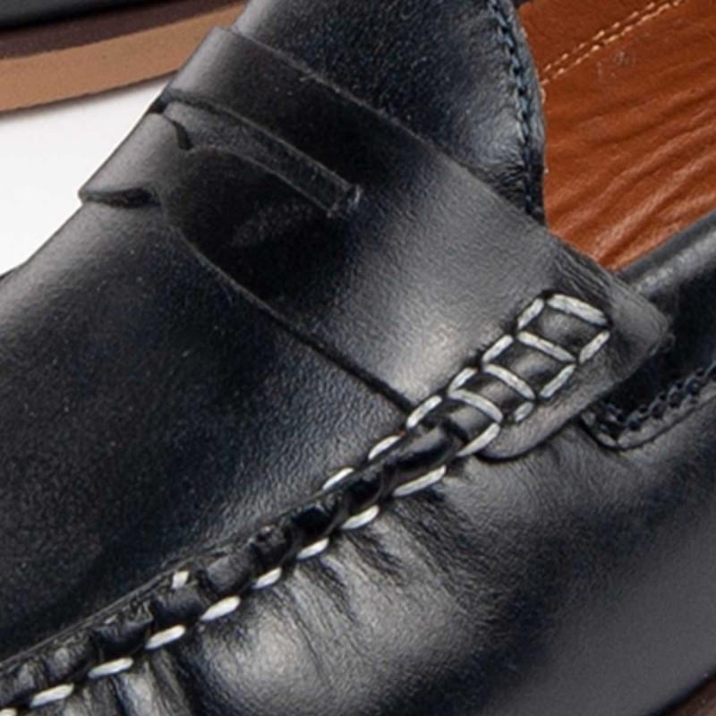 Mocasín De Piel Para Hombre. Purapiel Mocca7 102734