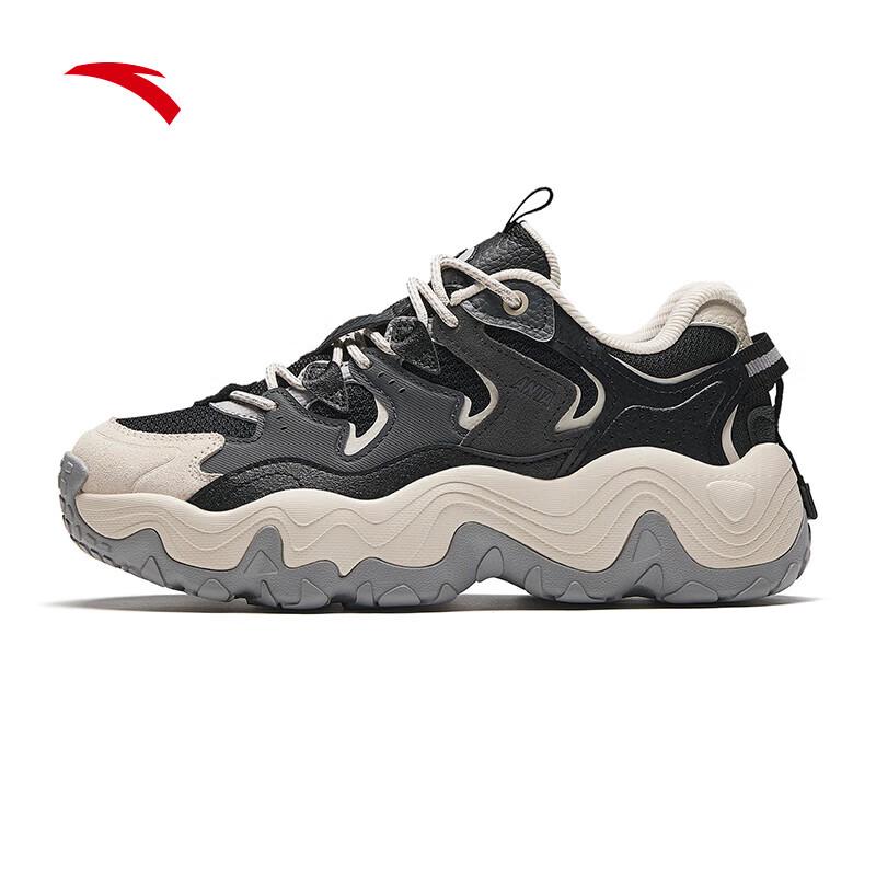 Anta Starlight Women s Leather Mesh Thick Sole Dad Shoes US 6.5