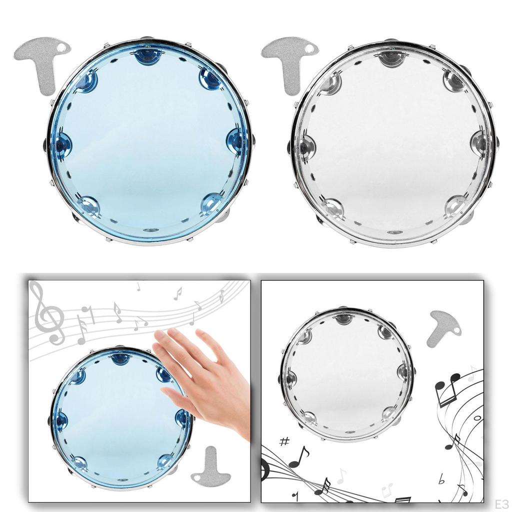 10-inch Percussion Tambourine for Kids and Concerts