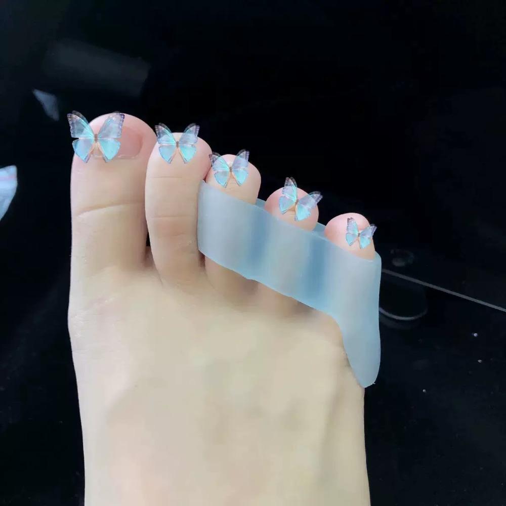 2Pcs Little Toe Fit Toe Toe Separate Protector Three-Hole Design Bunion Corrector Bunion