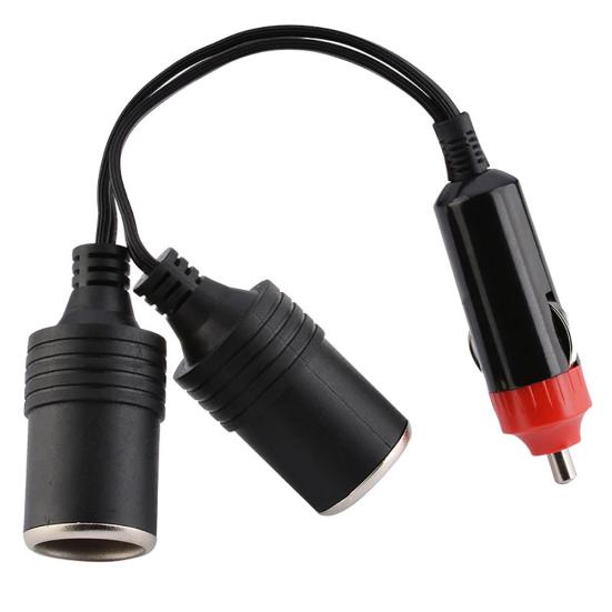1 To 2 DC 12V Car Lighter Power Charger Port Splitter 2 Ways Adapter