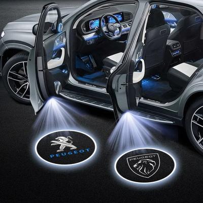 2 Bucăți Lumini de Bun Venit cu Proiector LED HD pentru Ușa Mașinii Pentru Peugeot 407 508 307 308 3008 206 2008 5008 207 208 107 108 Accesorii