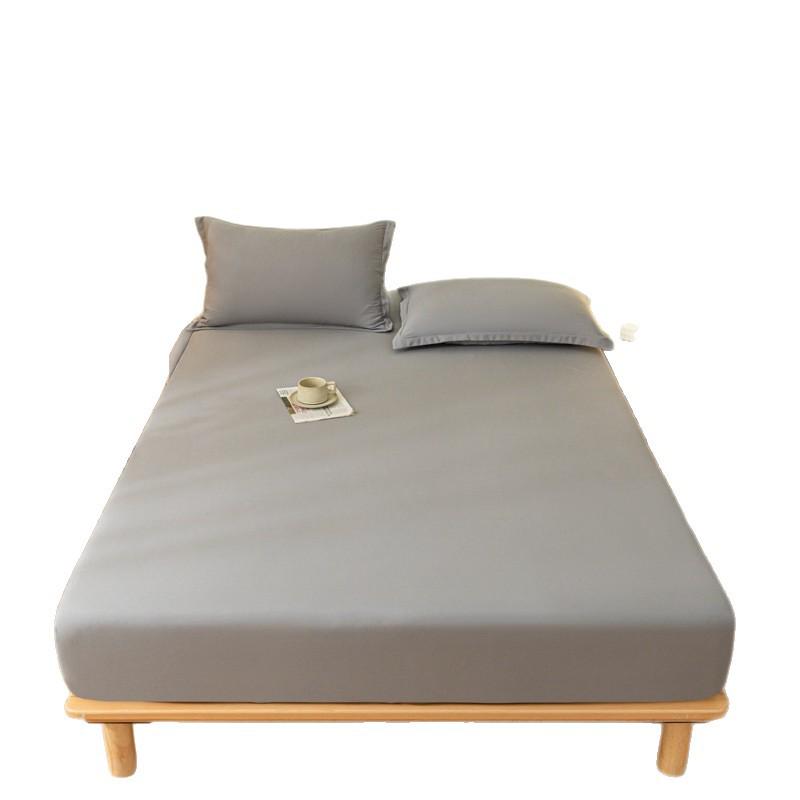Class A Washed Cotton Non-Slip Fitted Sheet - Soft, Breathable, and Comfortable for Naked Sleep