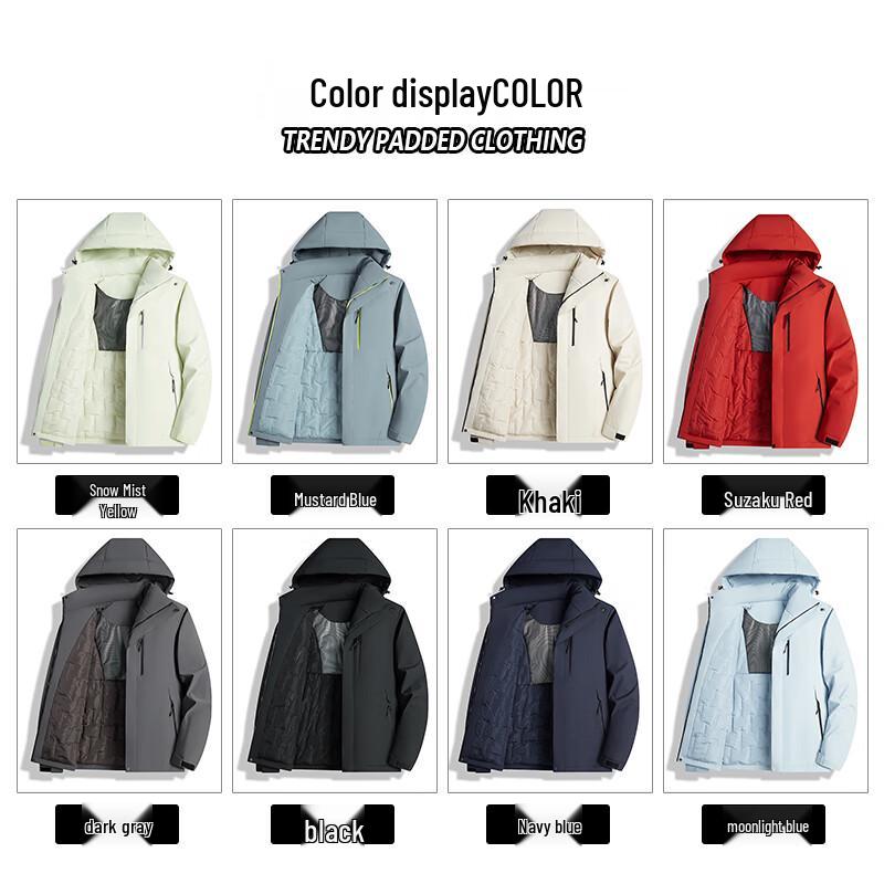 Jeanswest Men's Winter Outdoor Padded Jacket
